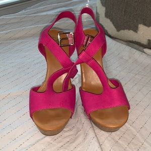 Hot pink heels
